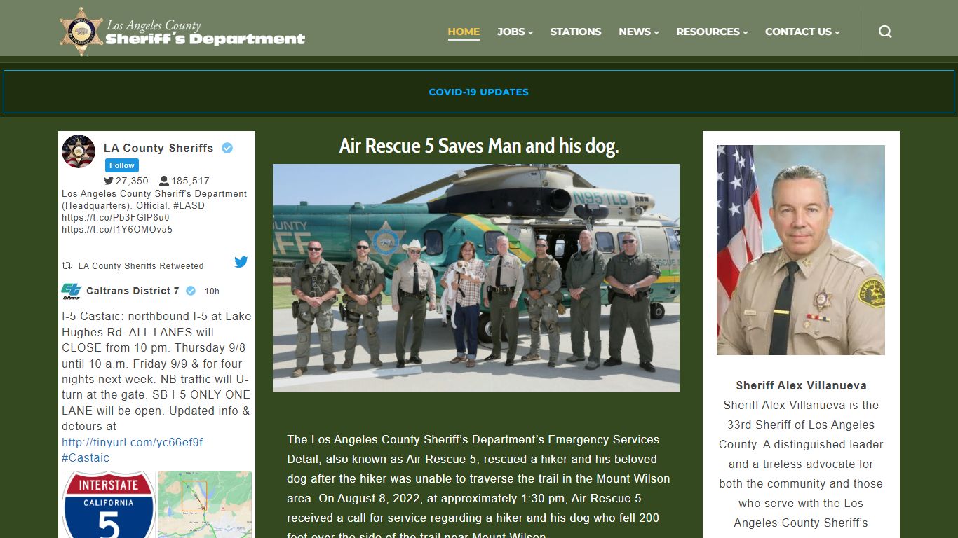Los Angeles County Sheriff's Department | A Tradition of Service